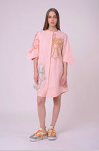 Load image into Gallery viewer, Flower shirt dress
