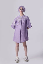 Load image into Gallery viewer, Digital Lavender Scribble London Dress
