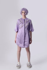 Digital Lavender Rodeo London Dress