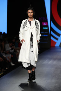 Anne Knee-Length Trench-coat.